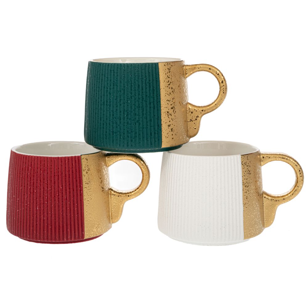 91498 ΔΙΧΡΩΜΗ ΡΙΓΕ ΚΕΡΑΜΙΚΗ ΚΟΥΠΑ ΜΕ ΧΡΥΣΟ ΧΕΡΟΥΛΙ 3 ΧΡΩΜΑΤΑ