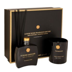 ΣΕΤ 2 ΜΑΥΡΟ ΑΡΩΜΑΤΙΚΟ ΧΩΡΟΥ ΜΕ ΣΤΙΚ 200ml AND ΚΕΡΙ 100gr ΣΕ ΣΥΣΚΕΥΑΣΙΑ ΠΟΛΥΤΕΛΕΙΑΣ