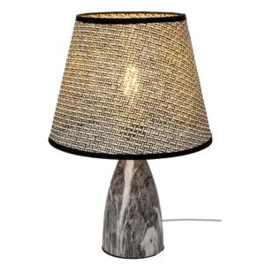 ΓΚΡΙ ΜΕΤΑΛΛΙΚΟ ΛΑΜΠΑΤΕΡ ΜΕ ΕΦΕ ΜΑΡΜΑΡΟΥ AND ΓΚΡΙ ΨΑΘΙΝΟ ΚΑΠΕΛΟ 36ΕΚ