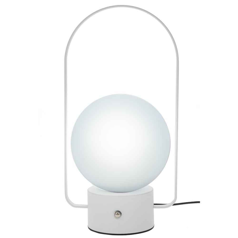 91588 ΛΕΥΚΟ ΜΕΤΑΛΛΙΚΟ ΛΑΜΠΑΤΕΡ ΜΕ USB 27ΕΚ