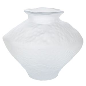 ΛΕΥΚΟ ΜΑΤ ΓΥΑΛΙΝΟ ΒΑΖΟ Φ30Χ25ΕΚ