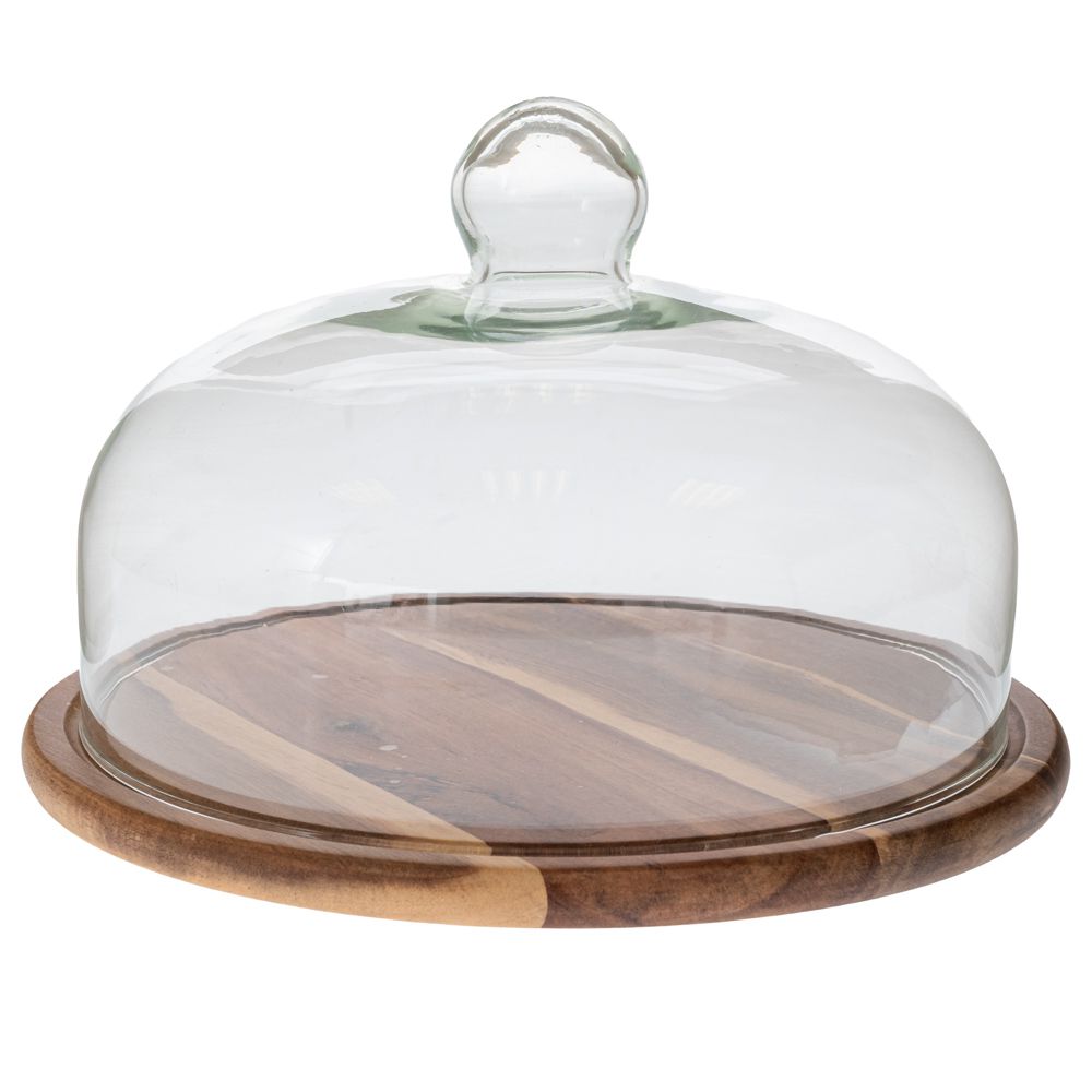 91912 ΞΥΛΙΝΟΣ ΣΤΡΟΓΓΥΛΟΣ ΔΙΣΚΟΣ ΣΕΡΒΙΡΙΣΜΑΤΟΣ ΜΕ ΓΥΑΛΙΝΟ ΚΑΠΑΚΙ Φ29Χ21ΕΚ