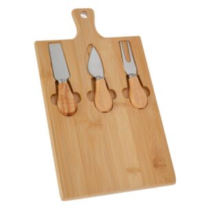 BAMBOO ΔΙΣΚΟΣ ΣΕΡΒΙΡΙΣΜΑΤΟΣ ΤΥΡΙΩΝ ΜΕ 3 ΜΑΧΑΙΡΑΚΙΑ 33Χ19ΕΚ