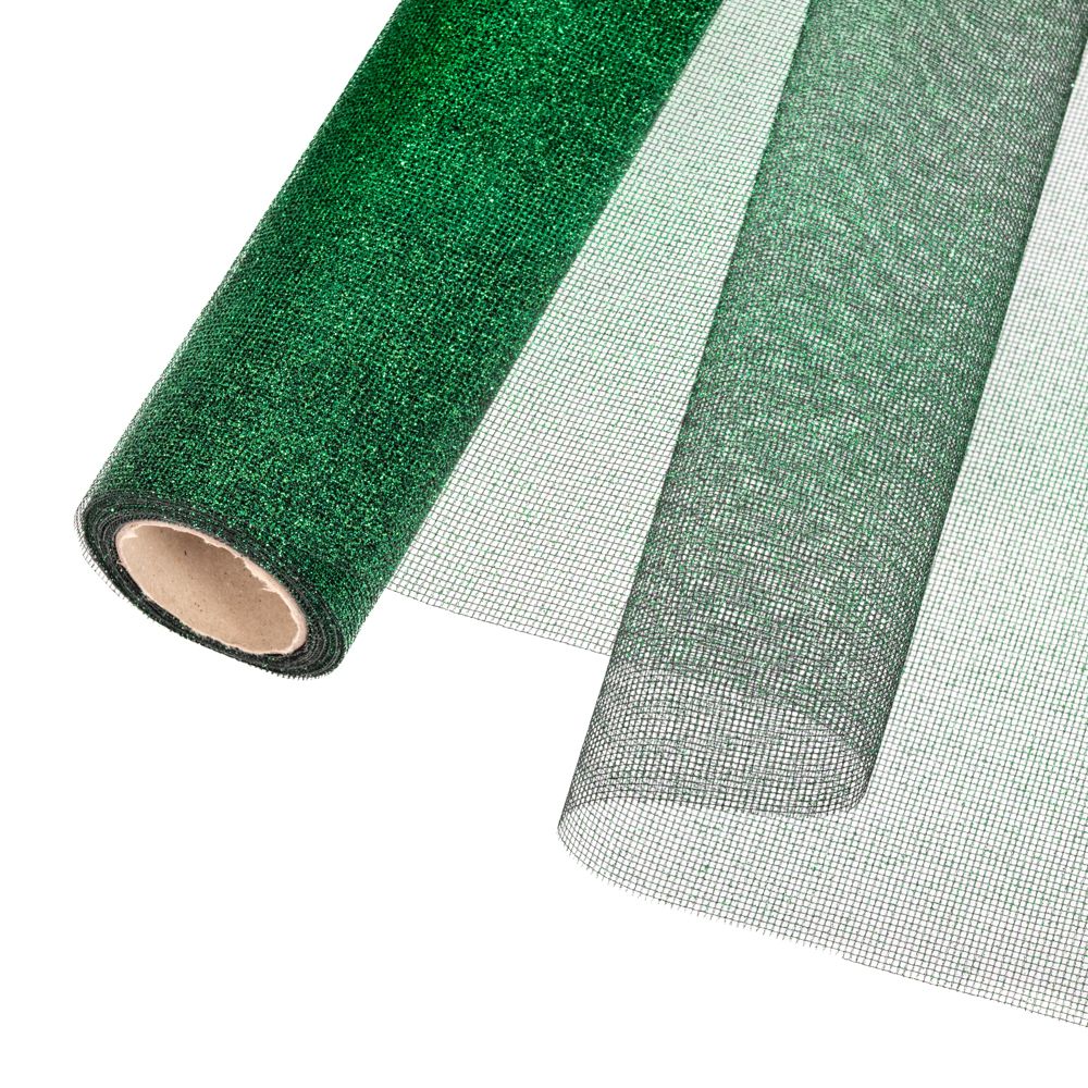 20115 ΥΦΑΣΜΑ NET FULL STRASS 48cmX9m ΠΡΑΣΙΝΟ