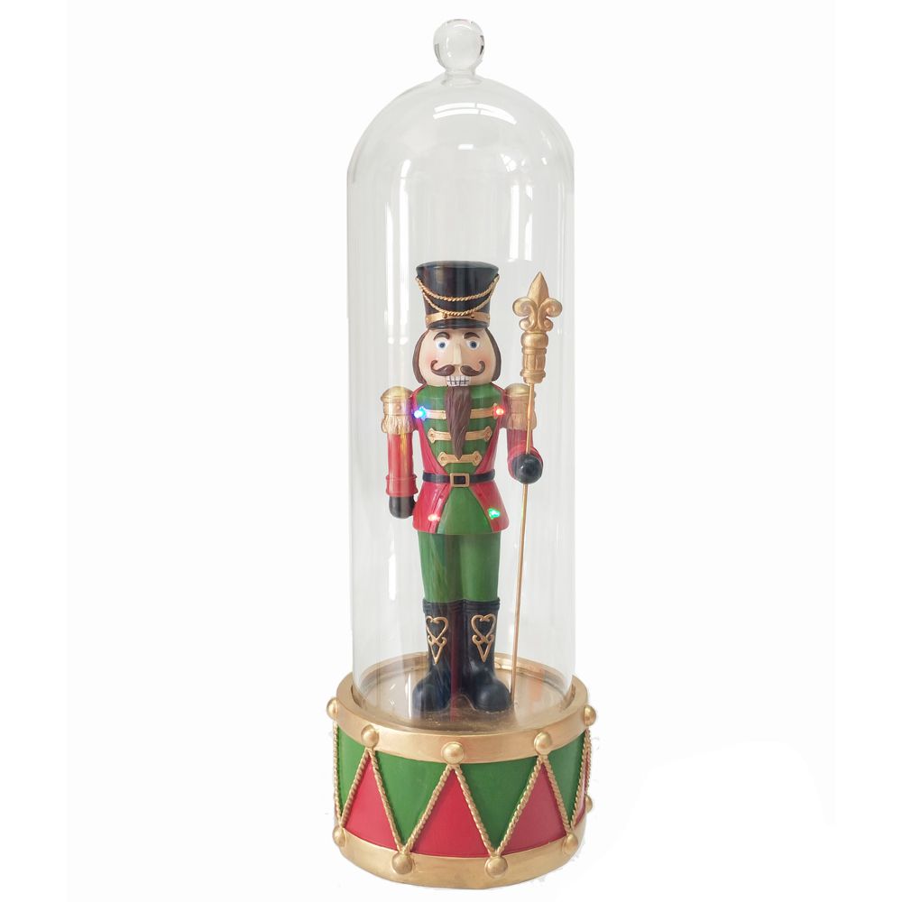 78286 ΠΟΛΥΡΕΖΙΝ ΚΑΡΥΟΘΡΑΥΣΤΗΣ ΜΕ LED ΦΩΣ ΣΕ ΓΥΑΛΙΝΟ ΘΟΛΟ 39ΕΚ