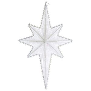 ΛΕΥΚΟ ΚΡΕΜΑΣΤΟ ΑΣΤΕΡΙ ΤΗΣ ΒΗΘΛΕΕΜ 30Χ47ΕΚ