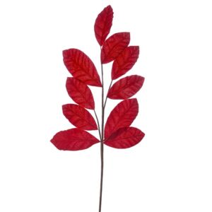 ΚΟΚΚΙΝΟ ΒΕΛΟΥΔΟ GLITTER ΦΥΛΛΟ ΚΛΑΔΙ 65ΕΚ