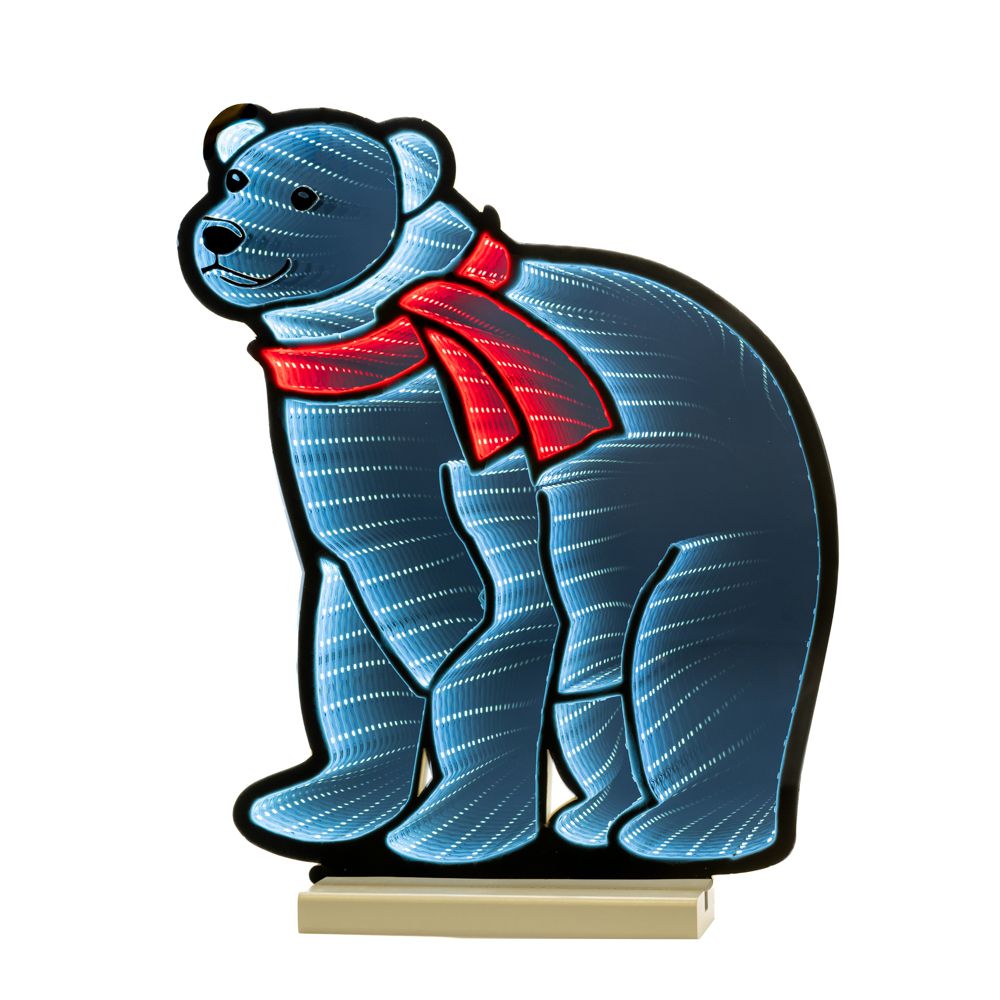 85860 INFINITY ΦΩΤΙΖΟΜΕΝΗ ΑΡΚΟΥΔΑ 42Χ60ΕΚ ΔΙΠΛΗΣ ΟΨΗΣ ΣΕ ΞΥΛΙΝΗ ΒΑΣΗ