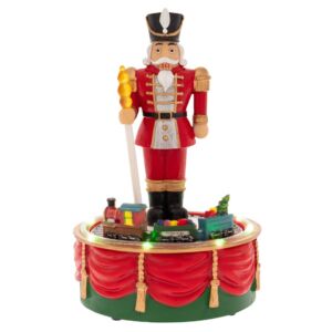 ΚΑΡΥΟΘΡΑΥΣΤΗΣ ΦΩΤΙΖΟΜΕΝΟΣ ΜΕ ΜΟΥΣΙΚΗ KAI KINOYMENO ΤΡΑΙΝΑΚΙ 13Χ13Χ20ΕΚ ΜΠΑΤΑΡΙΑΣ