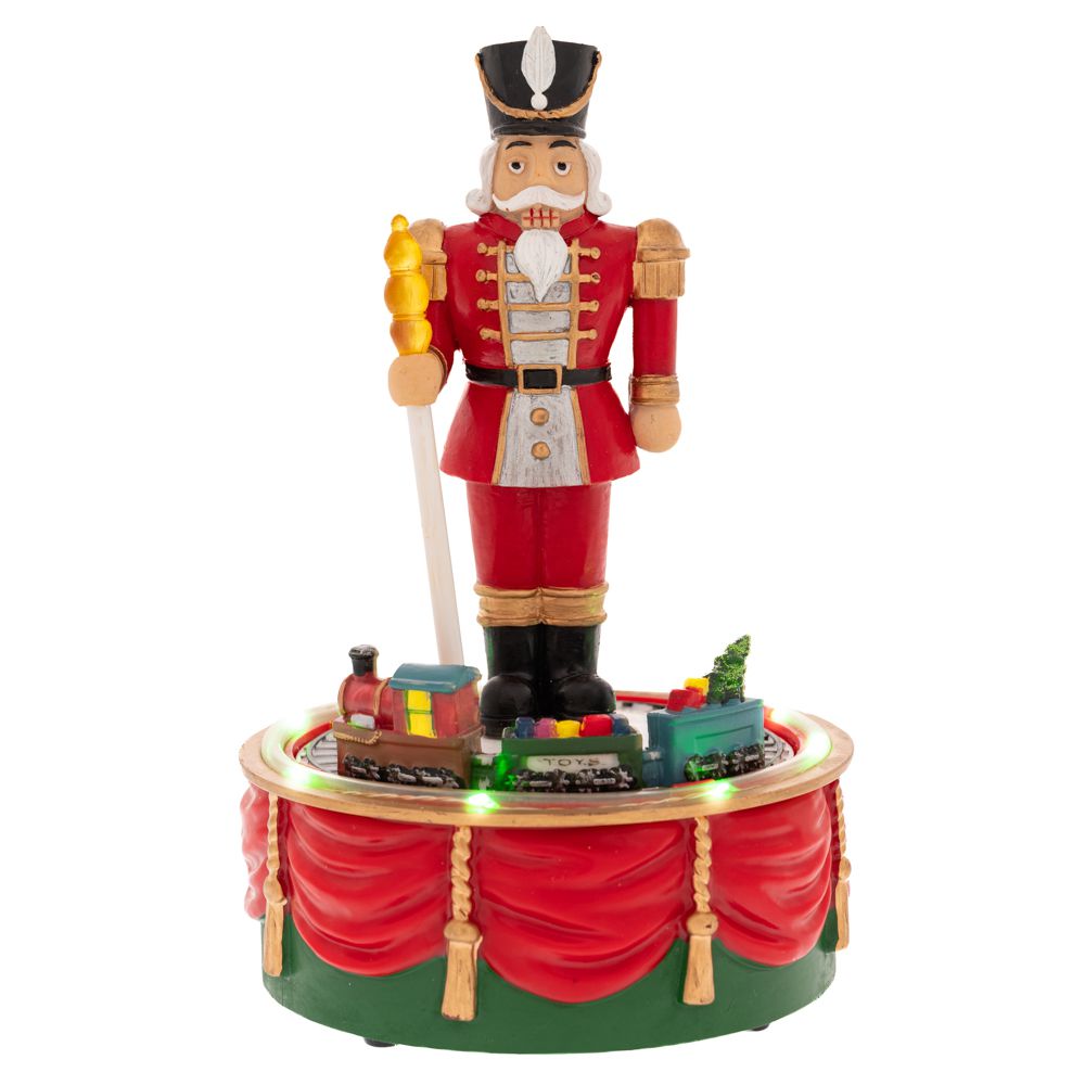 86373 ΚΑΡΥΟΘΡΑΥΣΤΗΣ ΦΩΤΙΖΟΜΕΝΟΣ ΜΕ ΜΟΥΣΙΚΗ KAI KINOYMENO ΤΡΑΙΝΑΚΙ 13Χ13Χ20ΕΚ ΜΠΑΤΑΡΙΑΣ