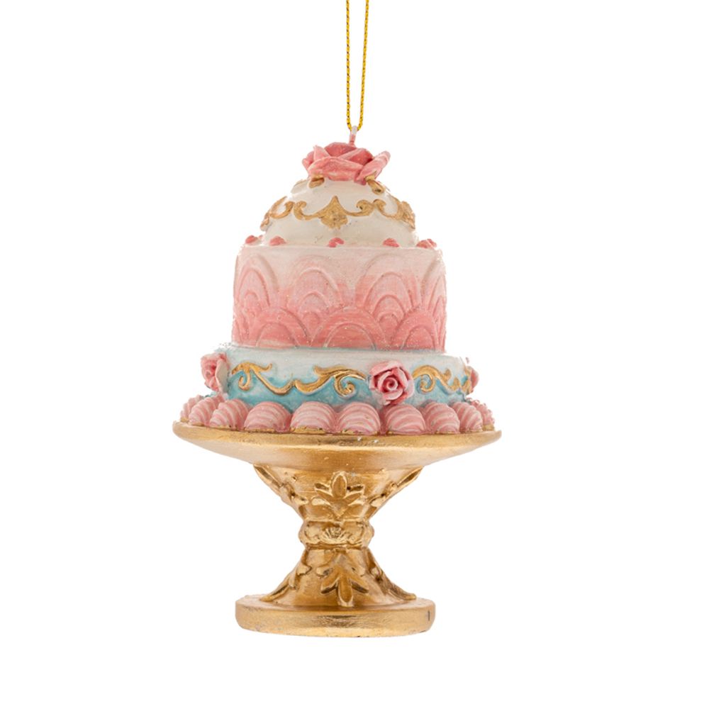 86641 ΡΟΖ ΠΟΛΥΡΕΖΙΝ ΤΟΥΡΤΑ ΚΡΕΜΑΣΤΟ ΣΤΟΛΙΔΙ 7Χ7Χ11ΕΚ