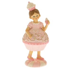 ΡΟΖ ΠΟΛΥΡΕΖΙΝ ΚΟΡΙΤΣΙ CUPCAKE 6.5Χ6.5Χ16ΕΚ