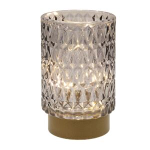 ΓΚΡΙ LED ΓΥΑΛΑ ΜΕ 10 ΣΥΡΜΑ 9Χ13ΕΚ