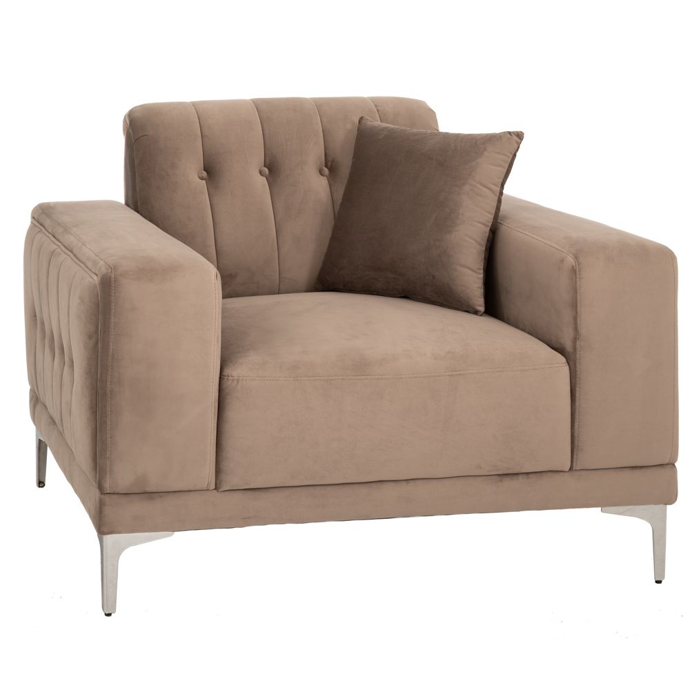 88037 ΚΑΦΕ ΒΕΛΟΥΔΙΝΗ ΠΟΛΥΘΡΟΝΑ ΜΕ ΑΣΗΜΙ ΜΕΤΑΛΛΙΚΑ ΠΟΔΙΑ 114Χ86Χ85ΕΚ LEGS KD