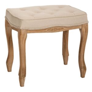 ΞΥΛΙΝΟ ΣΚΑΜΠΟ ΣΑΛΟΝΙΟΥ ΜΕ ΜΠΕΖ ΚΑΠΙΤΟΝΕ ΥΦΑΣΜΑ 50Χ36Χ47ΕΚ