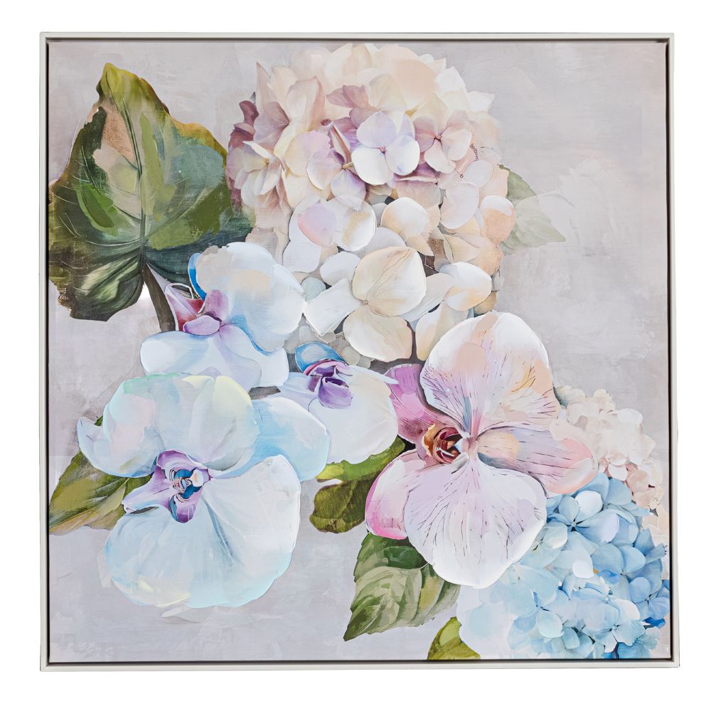 89109 ORCHID ΕΛΑΙΟΓΡΑΦΙΑ 80Χ80ΕΚ ΜΕ ΑΣΗΜΙ ΚΟΡΝΙΖΑ ΣΕ ΤΥΠΩΜΕΝΟ ΚΑΜΒΑ