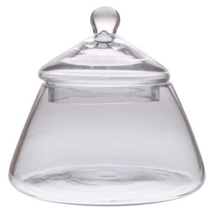 ΓΥΑΛΙΝΟ ΔΙΑΦΑΝΟ ΒΑΖΟ ΜΕ ΚΑΠΑΚΙ Φ 17Χ17 ΕΚ