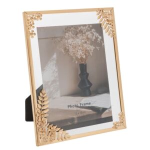 ΧΡΥΣΗ ΜΕΤΑΛΛΙΚΗ ΚΟΡΝΙΖΑ 13Χ18 ΕΚ ΜΕ ΣΧΕΔΙΟ ΛΟΥΛΟΥΔΙ ΣΤΙΣ ΓΩΝΙΕΣ