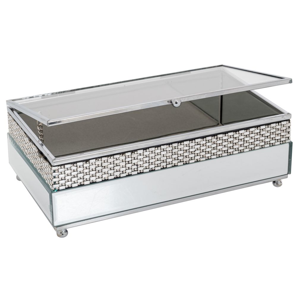 89394 ΑΣΗΜΙ ΜΕΤΑΛΛΙΚΗ ΜΠΙΖΟΥΤΙΕΡΑ ΜΕ ΚΑΘΡΕΠΤΗ 21Χ13Χ7 ΕΚ