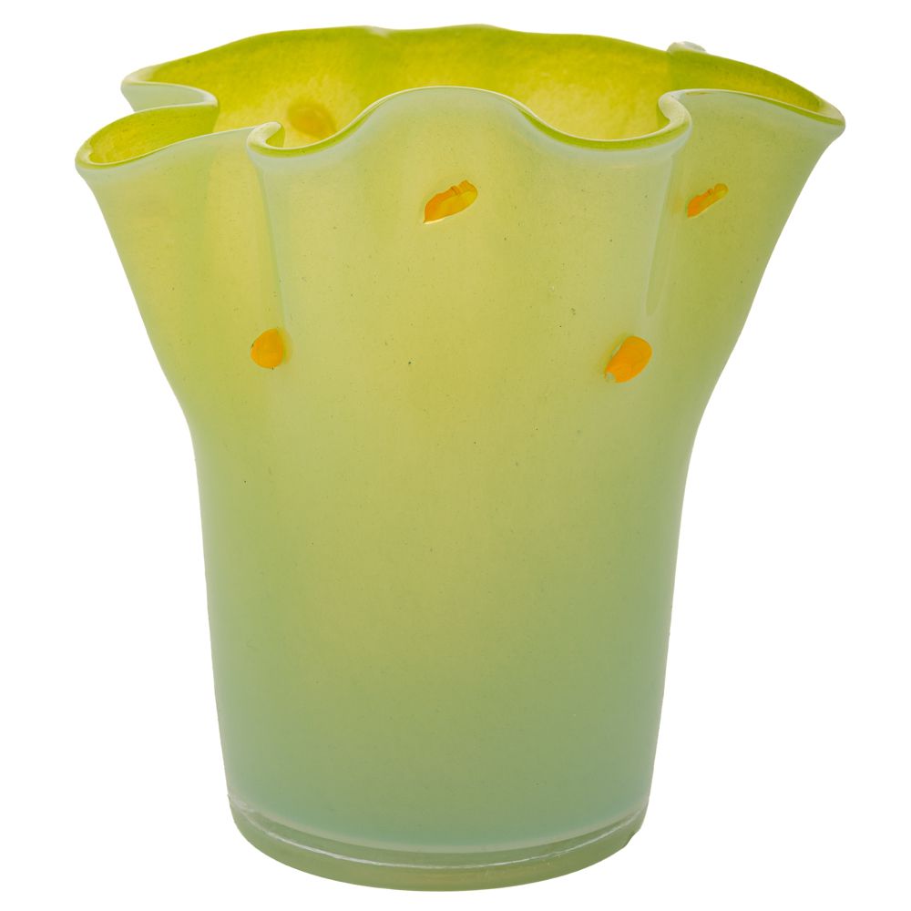 90113 ΧΕΙΡΟΠΟΙΗΤΟ ΓΥΑΛΙΝΟ ΒΑΖΟ 20Χ20ΕΚ ΠΡΑΣΙΝΟ