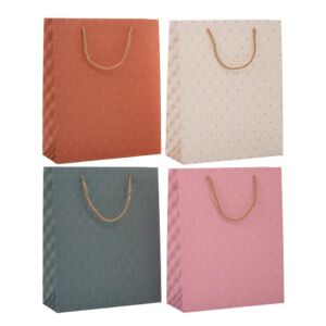 ΜΟΝΟΧΡΩΜΗ ΧΑΡΤΙΝΗ ΣΑΚΟΥΛΑ ΜΕ ΣΤΡΑΣΑΚΙΑ 26Χ32Χ10ΕΚ 4 ΧΡΩΜΑΤΑ