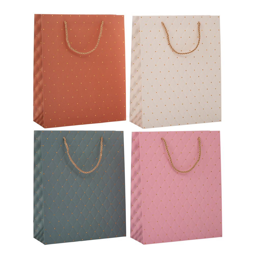 90271 ΜΟΝΟΧΡΩΜΗ ΧΑΡΤΙΝΗ ΣΑΚΟΥΛΑ ΜΕ ΣΤΡΑΣΑΚΙΑ 26Χ32Χ10ΕΚ 4 ΧΡΩΜΑΤΑ