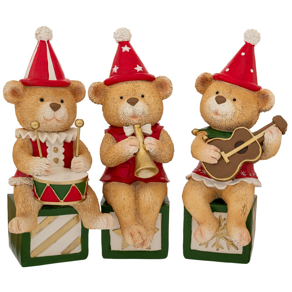 90723 ΣΕΤ 3 ΚΑΦΕ ΠΟΛΥΡΕΖΙΝ ΚΑΘΙΣΤΑ ΑΡΚΟΥΔΑΚΙΑ ΠΟΥ ΠΑΙΖΟΥΝ ΟΡΓΑΝΑ 9