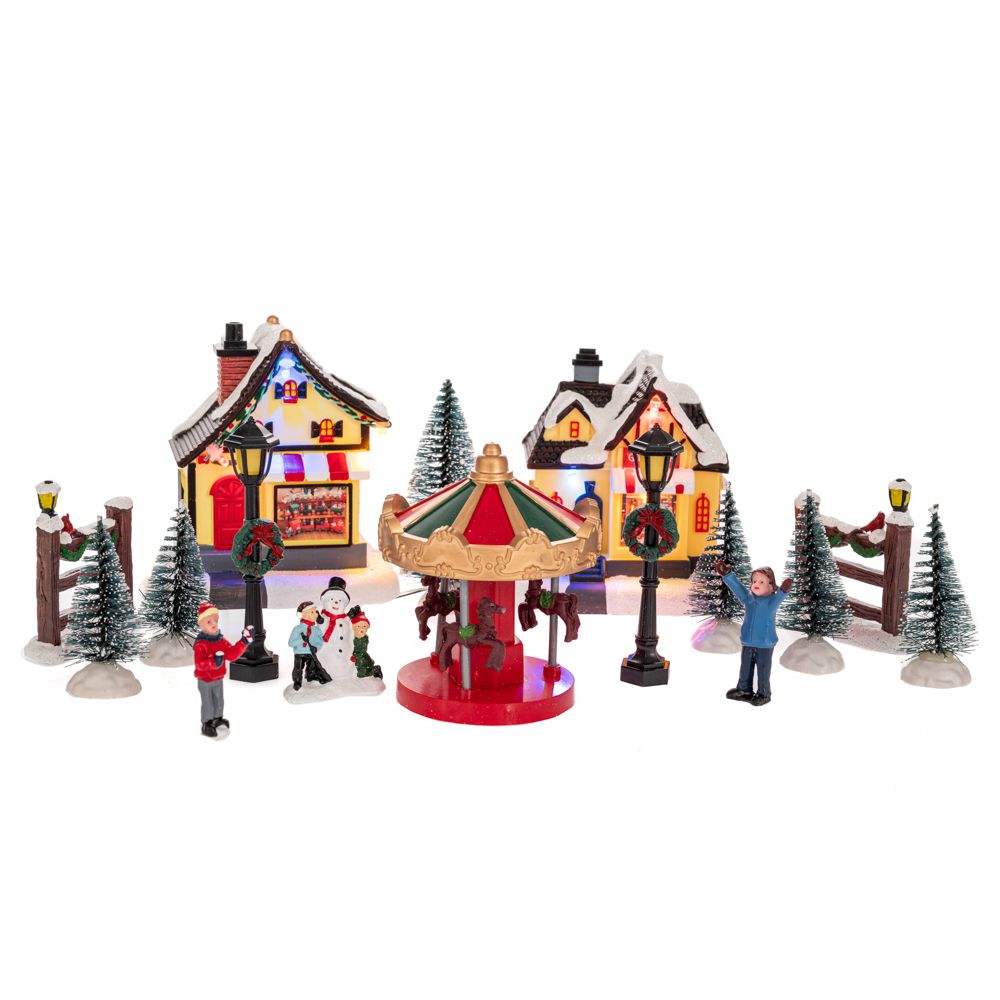 90740 ΦΩΤΙΖΟΜΕΝΟ ΣΚΗΝΙΚΟ ΧΩΡΙΟ ΜΕ ΦΙΓΟΥΡΕΣ ΜΠΑΤΑΡΙΑΣ