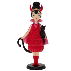 KOKKINH ΠΟΛΥΡΕΖΙΝ ΜΙΝΙΑΤΟΥΡΑ (ΔΙΑΒΟΛΑΚΙ) 11Χ7Χ22ΕΚ HALLOWEEN