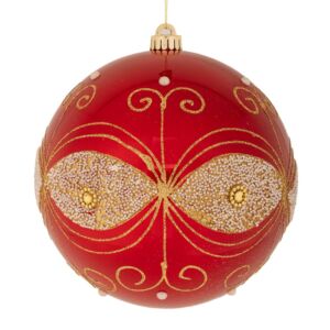 ΚΟΚΚΙΝΗ ΠΕΡΛΕ ΠΛΑΣΤΙΚΗ ΜΠΑΛΑ ΜΕ ΣΧΕΔΙΟ 25ΕΚ