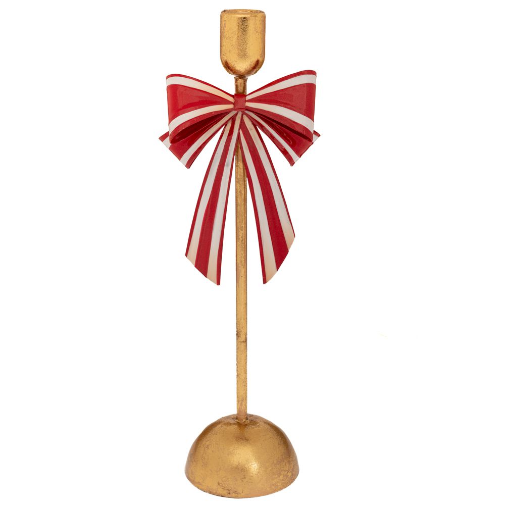 91138 ΧΡΥΣΟ ΜΕΤΑΛΛΙΚΟ ΚΗΡΟΠΗΓΙΟ ΜΕ ΚΟΚΚΙΝΟ ΑΣΠΡΟ ΦΙΟΓΚΟ 11.5X9.4X35.7EK