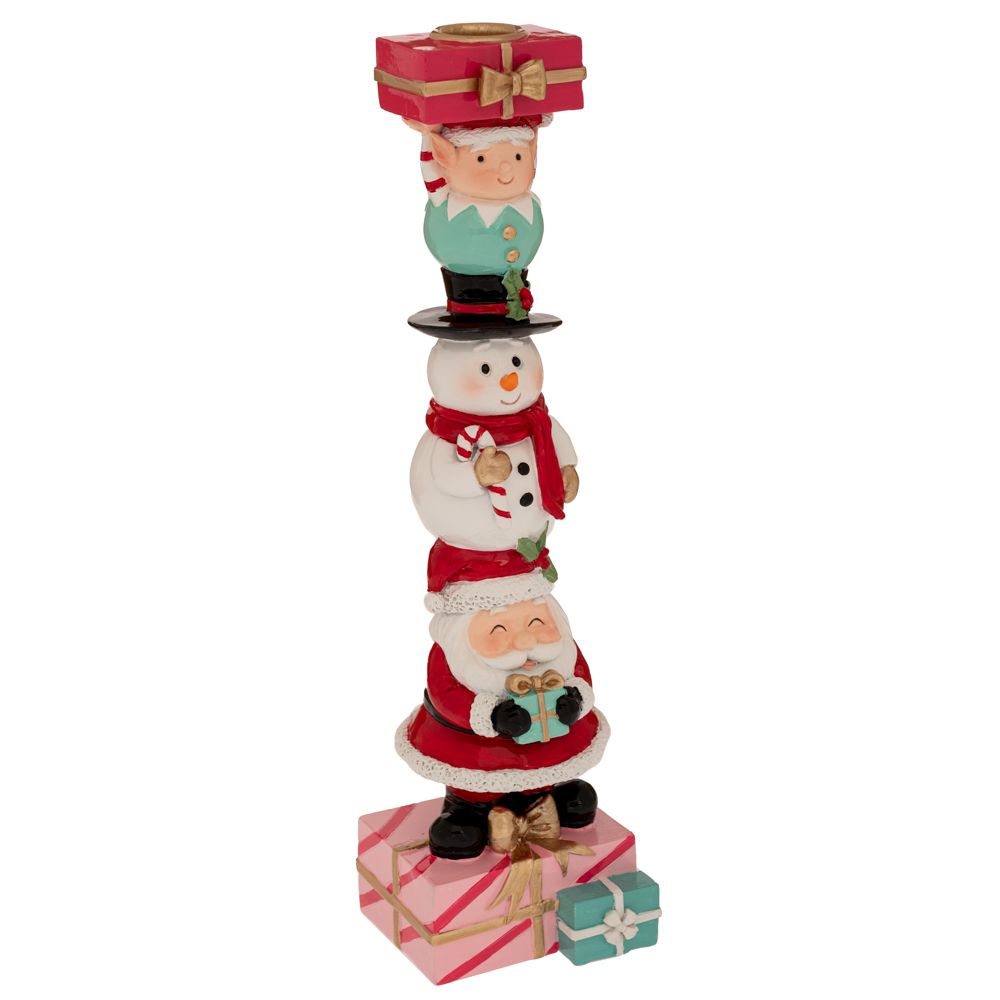 91168 ΠΟΛΥΡΕΖΙΝ ΔΙΑΚΟΣΜΗΤΙΚΟ ΚΗΡΟΠΗΓΙΟ ΜΕ ΑΙ ΒΑΣΙΛΗ ΚΑΙ ΧΙΟΝΑΝΘΡΩΠΟ 8Χ7.5Χ31ΕΚ