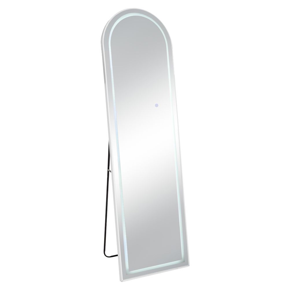 91474 ΛΕΥΚΟΣ ΜΕΤΑΛΛΙΚΟΣ ΚΑΘΡΕΦΤΗΣ ΔΑΠΕΔΟΥ ΜΕ LED 50Χ170ΕΚ