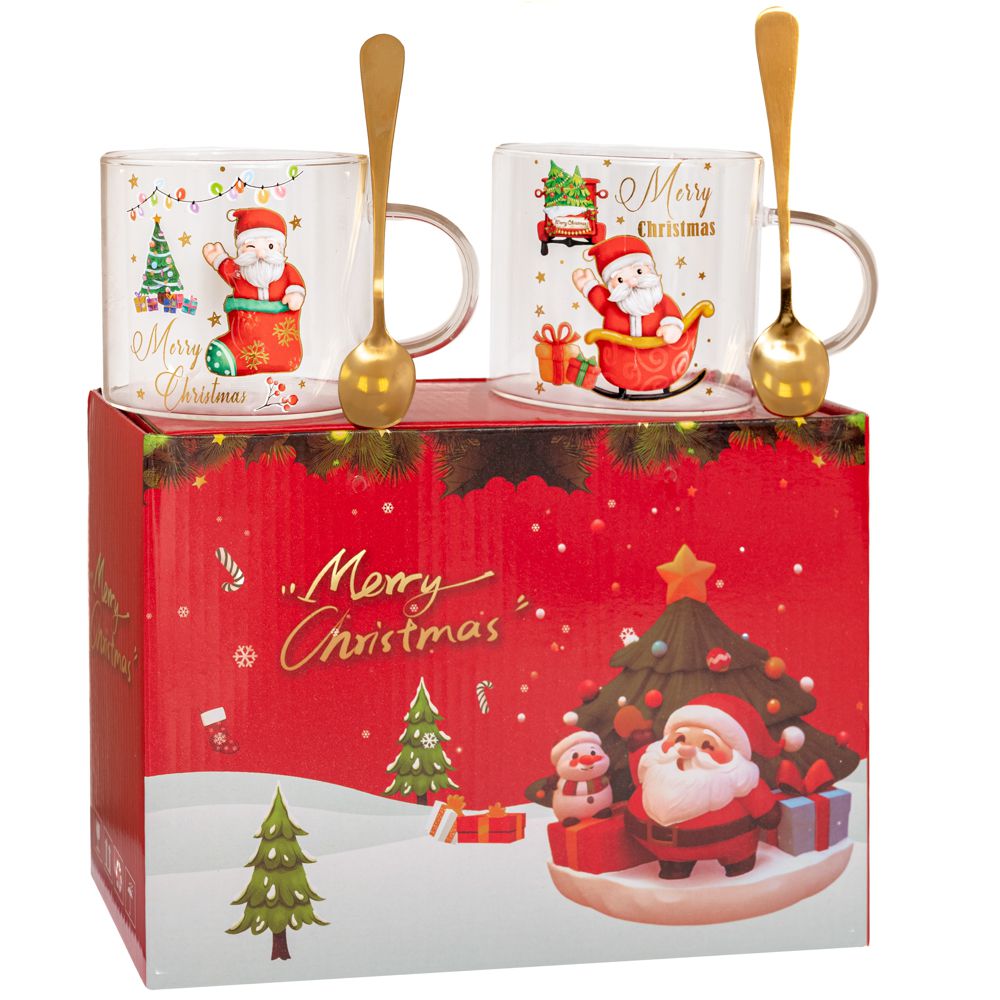 91489 ΣΕΤ 2 ΓΥΑΛΙΝΗ ΚΟΥΠΑ ΣΕ ΚΟΥΤΙ ΔΩΡΟΥ