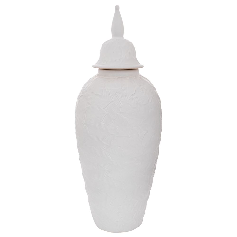 91514 ΛΕΥΚΟ ΚΕΡΑΜΙΚΟ ΒΑΖΟ ΜΕ ΚΑΠΑΚΙ 17Χ44ΕΚ