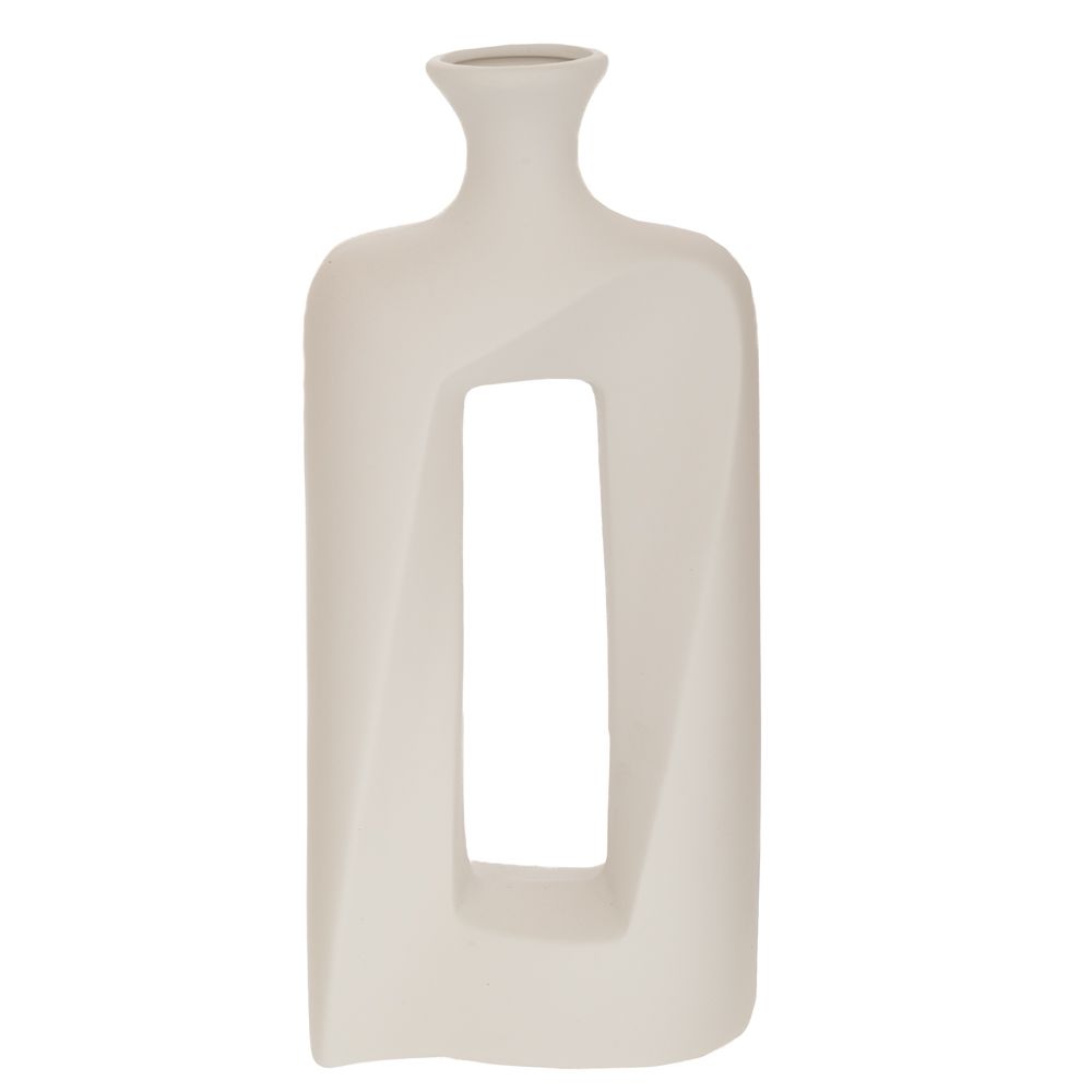 91525 ΛΕΥΚΟ ΚΕΡΑΜΙΚΟ ΒΑΖΟ 15Χ7Χ31ΕΚ