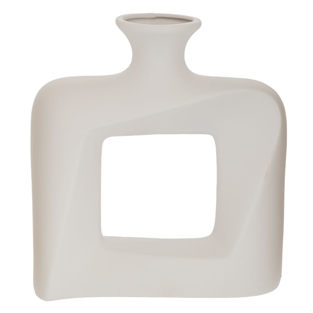 91526 ΛΕΥΚΟ ΚΕΡΑΜΙΚΟ ΒΑΖΟ 21Χ7Χ23ΕΚ