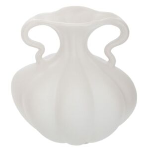 ΛΕΥΚΟ ΚΕΡΑΜΙΚΟ ΒΑΖΟ ΣΕ ΣΧΗΜΑ ΚΟΛΟΚΥΘΑΣ 17Χ15Χ17ΕΚ