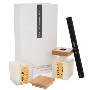 ΣΕΤ 2 ΛΕΥΚΟ ΑΡΩΜΑΤΙΚΟ ΧΩΡΟΥ ΜΕ ΣΤΙΚ 100ml AND ΚΕΡΙ 90gr ΣΕ ΣΥΣΚΕΥΑΣΙΑ ΠΟΛΥΤΕΛΕΙΑΣ