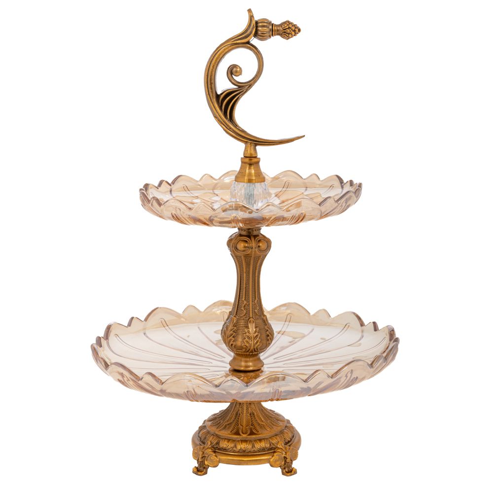 91671 ΜΕΛΙ ΓΥΑΛΙΝΟ ΔΙΟΡΟΦΟ ΠΛΑΤΟ ΜΕ ΜΕΤΑΛΛΙΚΗ ΒΑΣΗ Φ22 31Χ50ΕΚ