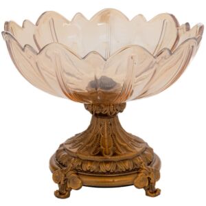 ΜΕΛΙ ΓΥΑΛΙΝΗ ΠΙΑΤΕΛΑ ΜΕ ΜΕΤΑΛΛΙΚΗ ΒΑΣΗ Φ20Χ15ΕΚ