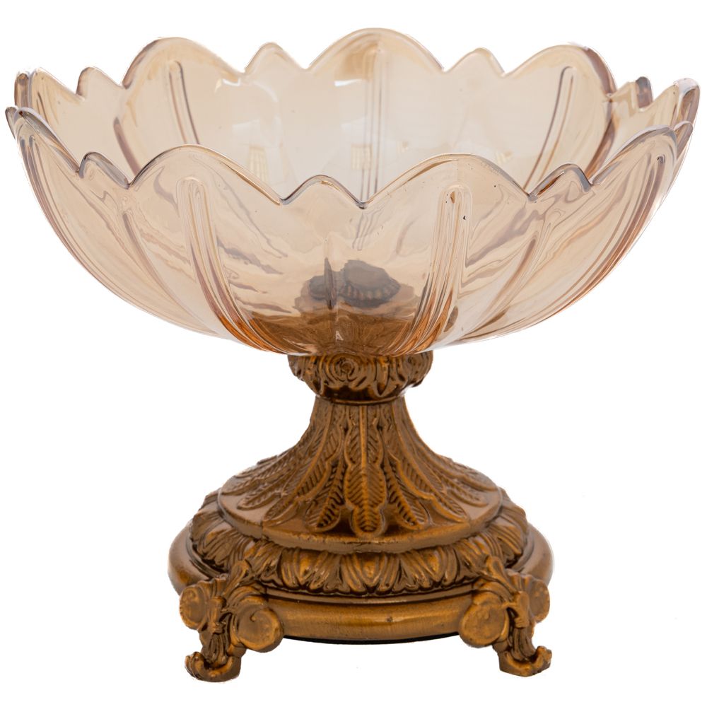 91675 ΜΕΛΙ ΓΥΑΛΙΝΗ ΠΙΑΤΕΛΑ ΜΕ ΜΕΤΑΛΛΙΚΗ ΒΑΣΗ Φ20Χ15ΕΚ