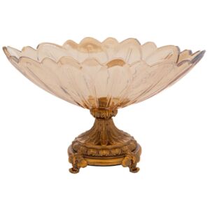 ΜΕΛΙ ΓΥΑΛΙΝΗ ΠΙΑΤΕΛΑ ΜΕ ΜΕΤΑΛΛΙΚΗ ΒΑΣΗ 30Χ16Χ18ΕΚ