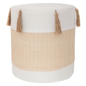 ΣΚΑΜΠΟ ΥΦΑΣΜΑΤΙΝΟ ΛΕΥΚΟ ΚΡΕΜ ΜΕ ΦΟΥΝΤΑΚΙΑ Φ34Χ37ΕΚ