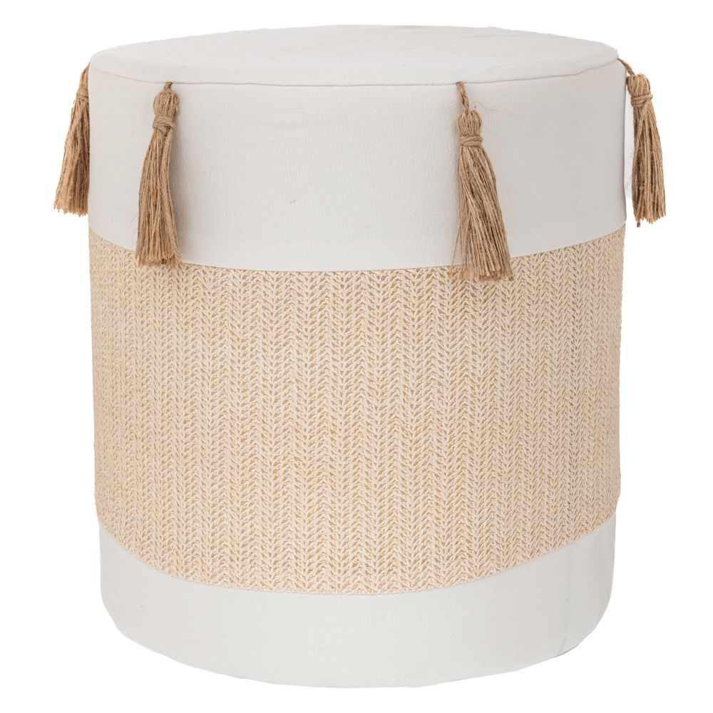 91741 ΣΚΑΜΠΟ ΥΦΑΣΜΑΤΙΝΟ ΛΕΥΚΟ ΚΡΕΜ ΜΕ ΦΟΥΝΤΑΚΙΑ Φ34Χ37ΕΚ