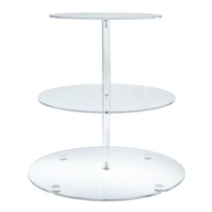 ΔΙΑΦΑΝΟ ΑΚΡΥΛΙΚΟ ΣΤΡΟΓΓΥΛΟ ΤΡΙΩΡΟΦΟ ΠΛΑΤΟ Φ24 30 35Χ35ΕΚ