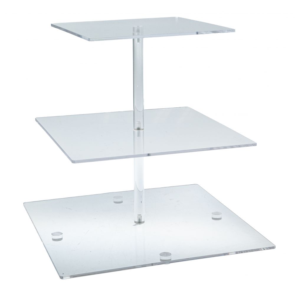 91765 ΔΙΑΦΑΝΟ ΑΚΡΥΛΙΚΟ ΤΕΤΡΑΓΩΝΟ ΤΡΙΩΡΟΦΟ ΠΛΑΤΟ 24 30 35Χ35ΕΚ