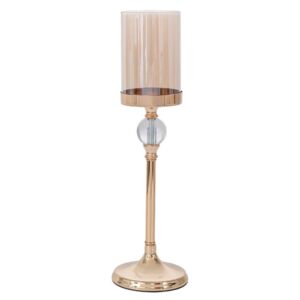 ΧΡΥΣΟ ΜΕΤΑΛΛΙΚΟ ΚΗΡΟΠΗΓΙΟ ΜΕ ΓΥΑΛΙ Φ13