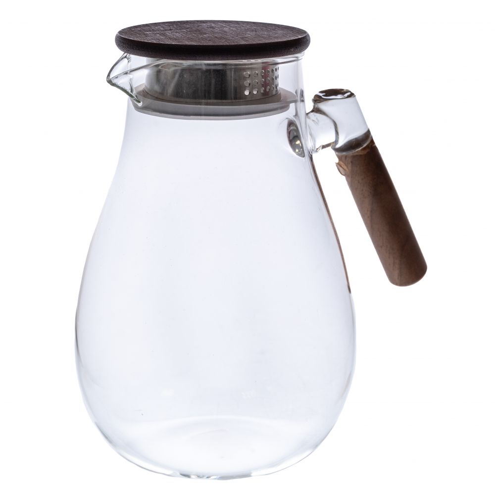 91918 ΔΙΑΦΑΝΗ ΓΥΑΛΙΝΗ ΚΑΝΑΤΑ ΜΕ ΞΥΛΙΝΟ ΧΕΡΟΥΛΙ AND ΚΑΠΑΚΙ Φ12