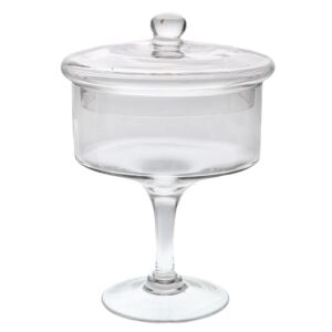 ΔΙΑΦΑΝΗ ΓΥΑΛΙΝΗ ΦΟΝΤΑΝΙΕΡΑ ΜΕ ΠΟΔΙ AND ΚΑΠΑΚΙ Φ18Χ25ΕΚ